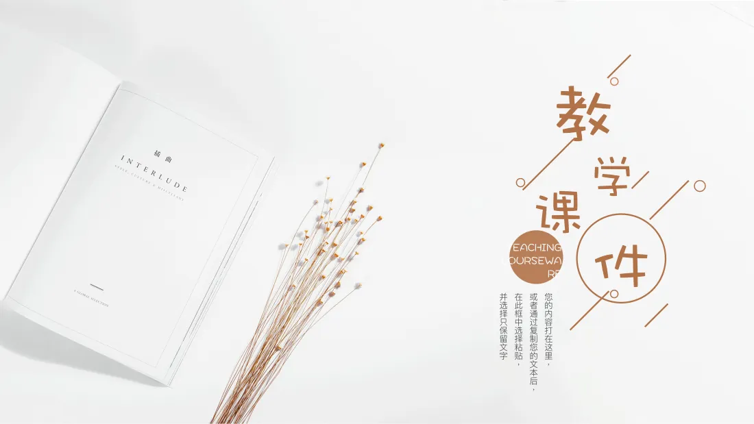 教 学 课 件 您的内容打在这里， 或者通过复制您的文本后， 在此框中选择粘贴， 并选择只保留文字 TEACHING C 预览